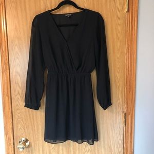 Express Black Shift Dress